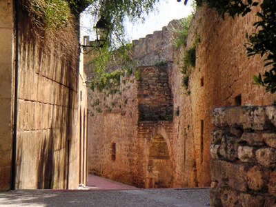 Stadtmauer in Alcudia auf Mallorca