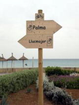 Radsport Mallorca Wegweise Radwege